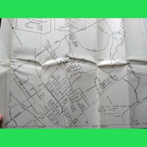   RIVER BOARD OF TRADE MAP NY Town of Friendly People STREET MAP  