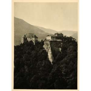   Tyrol Castel Tirolo Merano Meran Italy   Original Photogravure Home