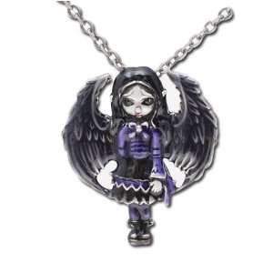 J161 Purple Paper Heart Designed by Jasmine Becket Griffith Lead Free 