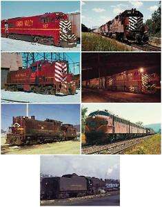 Lehigh Valley Railroad Postcard Lot of 7  
