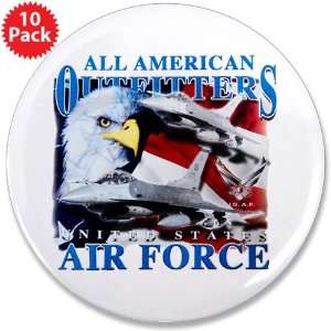   Button (10 Pack) All American Outfitters United States Air Force USAF