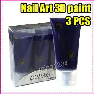  3 3d Purple Nails Acrylic Paint Tube Nail Art 251 Beauty