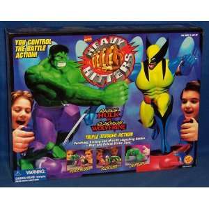   Hitters Raging Hulk vs. Slashing Wolverine  Toys & Games  