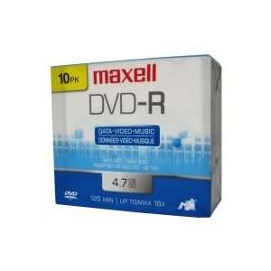   7GB Up To 16x Recording Slim Case 10 Pack   MAXDVD R/10