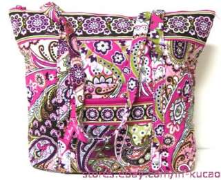 This is the Vera Bradley 2010 Fall Villager in Very Berry Paisley Tote 