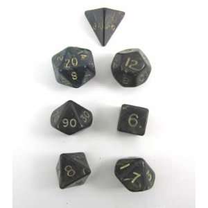  Black Ancient (Set of 7 Dice) Toys & Games