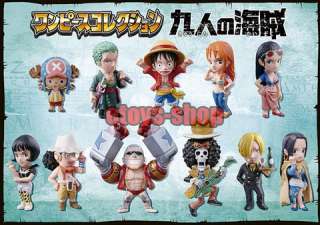 ONE PIECE COLLECTION Luffy Nine Pirates Figure Full BANDAI  