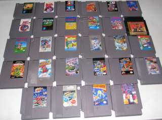 Original Nintendo Nes Game Lot of 28 Games Mario 2 Tetris TMNT Dr 