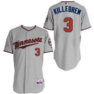  Minnesota Twins #3 Killebrew Grey 2011 MLB Authentic 