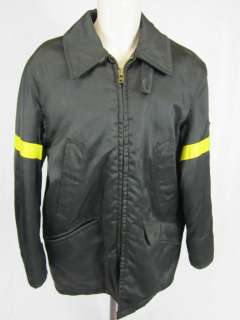 Mens Black Golden Fleece Industrial Outerwear Heavy Safety Jacket Coat 