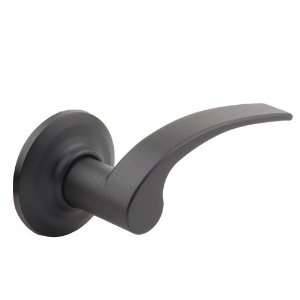   Non Active Dummy Lockset with Milan Lever, Right Handed Textured Black