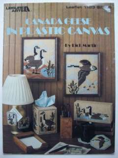 Canadian Geese Plastic canvas pattern tissue wall plaqu  