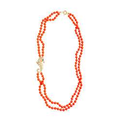Double strand seahorse necklace $150.00