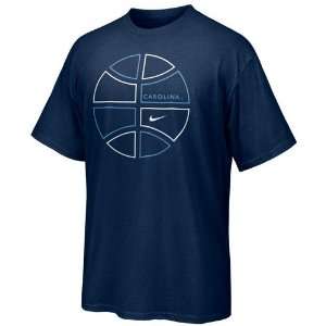   Tar Heels (UNC) Navy Blue School Ball T shirt