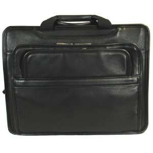  Napa Leather Deluxe Expandable Laptop Briefbag by Passage2 