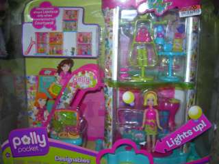 Polly Pocket Designables Courtyard Playset   Lights Up  