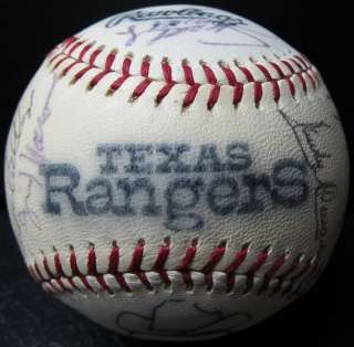 1977 TEXAS RANGERS Team Signed Autographed Baseball  