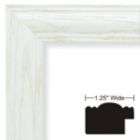 Craig Frames Inc. 11x14 Traditional Whitewash Solid Wood Picture Frame