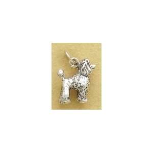   : Sterling Silver Charm, 5/8 inch tall, Toy Poodle Dog Breed: Jewelry