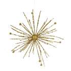 Vickerman 12 Gold Glamour Glitter Sparkle Starburst Snowflake 