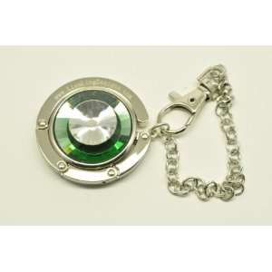   in Green Foldable Handbag Hanger with Key Chain: Office Products