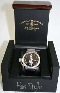 Christian Audigier Pure Metallic Crocodile Watch ETE102  