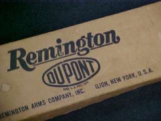 VINTAGE REMINGTON DUPONT RIFLE GUN BOX CASE  