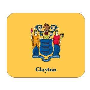  US State Flag   Clayton, New Jersey (NJ) Mouse Pad 