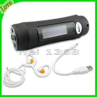 Black 4GB LCD Display Screen Waterproof Swimming Sport MP3 Player FM 