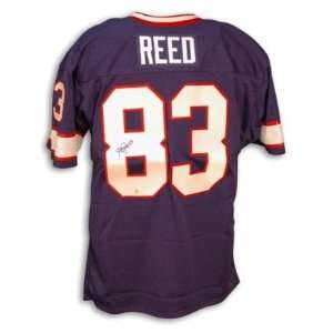  Andre Reed Signed Buffalo Bills NFL t/b Blue Jersey 