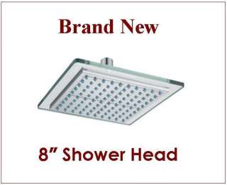 GTC Rainfall Shower Head Polished Chrome Bathroom Massage Shower Head 
