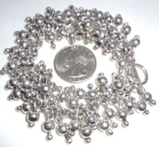 Silpada Cha Cha .925 Sterling Silver Bead Bracelet B0919 Retired Gift 