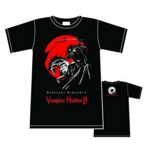 Vampire Hunter D Moon Red Slash Black T Shirt X Large  