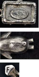 Sterling Silver Charm Bracelet Eiffel Tower Danecraft  