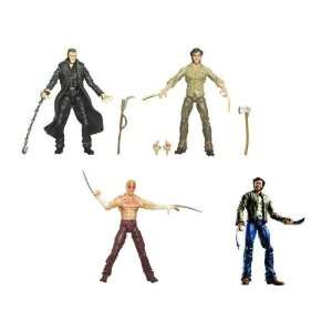  X Men Origins 3.75 Wolverine Series 02   Set of 4 Toys 