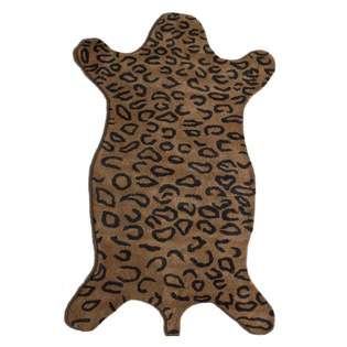 Brown Leopard Print Rug from  