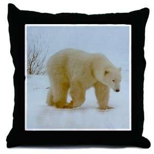  Polar Bear Pets Throw Pillow by CafePress: Home & Kitchen