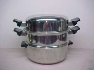 Vintage COOK O MATIC Stock Pot Steamer  