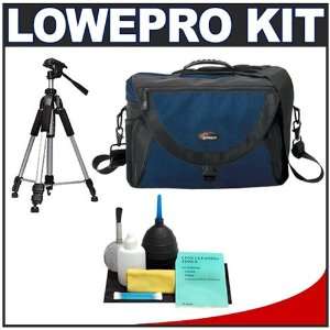 Lowepro Nova 5 AW Navy Bag and Tripod Kit