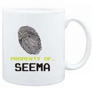   Property of _ Seema   Fingerprint  Female Names