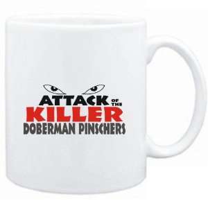 Mug White  ATTACK OF THE KILLER Doberman Pinschers  Dogs:  