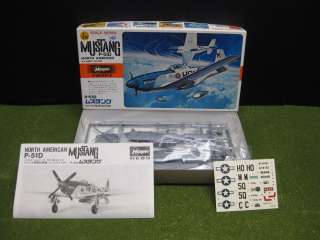 Hasegawa P 51D North American Mustang U.S Army Fighter 1/72 Model 