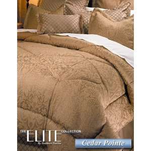   Tone on Tone Queen Bedding Bed in a Bag Comforter Set: Home & Kitchen
