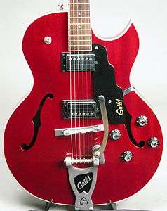 1997 Guild Starfire III w/OHSC and Tags All Mahogany Trans Red Bigsby 