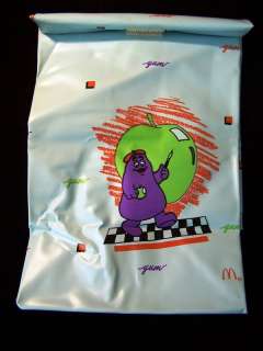 1988 McDONALDS Happy Meal Insulated Lunch Bag VINTAGE PREMIUM! Fun 
