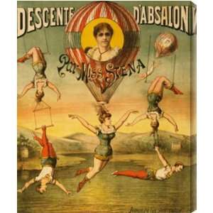  Descent DAbsalon, French Circus Poster AZV01381 metal 