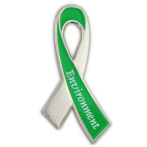  Environment Awareness Ribbon Pin: Jewelry