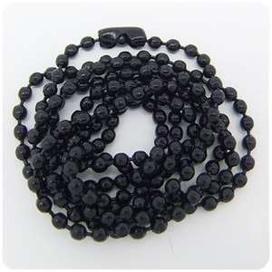   Plated Round Ball Bead Chain Necklace 2.4mm x 70cm 27.5 P170  
