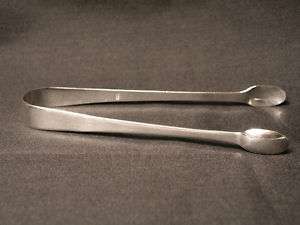 Antique English Sterling Silver Olive Tongs..MARKED  