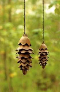 This wind chime has a rustic shape and a nice bell tone, iron and 